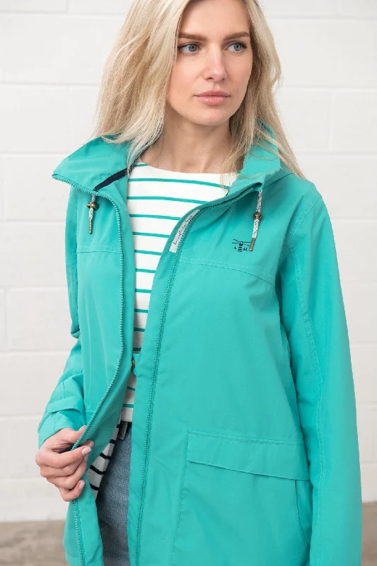 Beachcomber Jacket - Soft Teal Satin Jacket Silk Jacket Chiffon Jacket