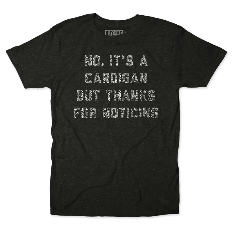 It's A Cardigan Tee Hooded Caped Shawl Collar
