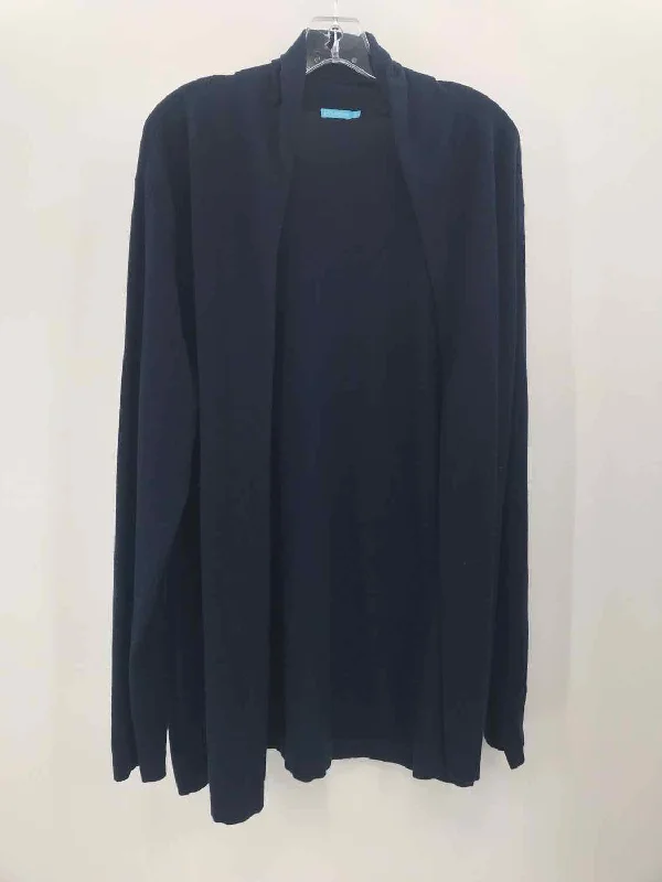 Pre-Owned J Mclaughlin Navy Size XL Cardigan Sweater Beaded Cardigan Sequined Faux Fur Pre-Owned J Mclaughlin Navy Size XL Cardigan Sweater Beaded Cardigan Sequined Faux Fur
