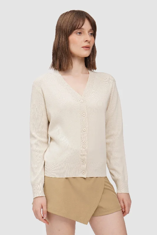V-Neck Cardigan Silk Blend Satin Velvet