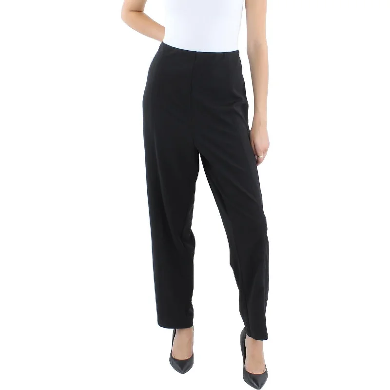 H Halston Womens Stretch  Ankle Pants Slim-Fit Leggings
