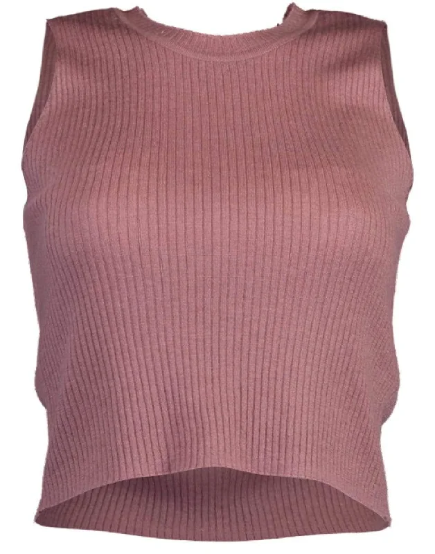 Rose Angie Tank Top one shoulder tank