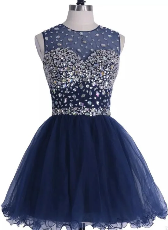 Navy Blue Sparkle Short Homecoming Dresses , Cocktail Dresses Crystal Beading Party Dresses Tunics Favorite customer Navy Blue Sparkle Short Homecoming Dresses , Cocktail Dresses Crystal Beading Party Dresses Tunics Favorite customer