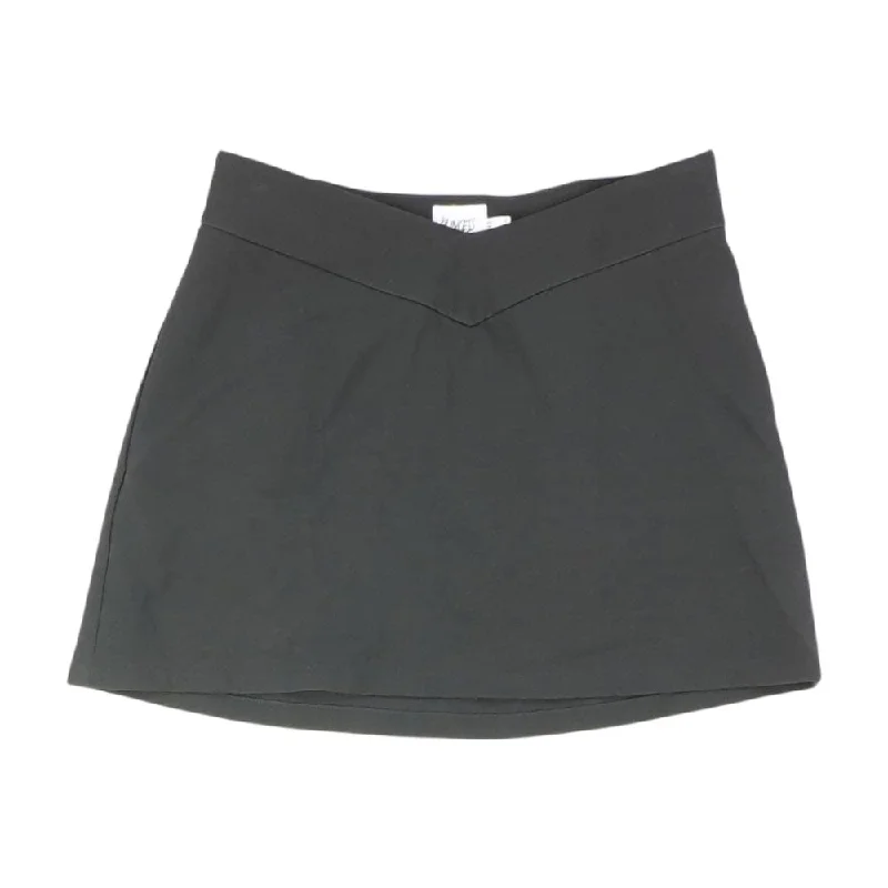 Black Solid Mini Skirt vintage skirt charm