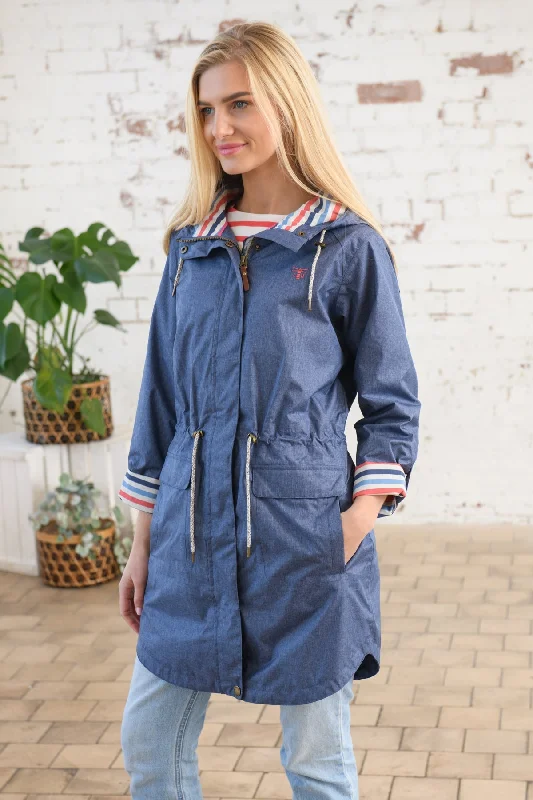 Alice Jacket  - Denim Cotton Fabric Linen Fabric Terry Fabric