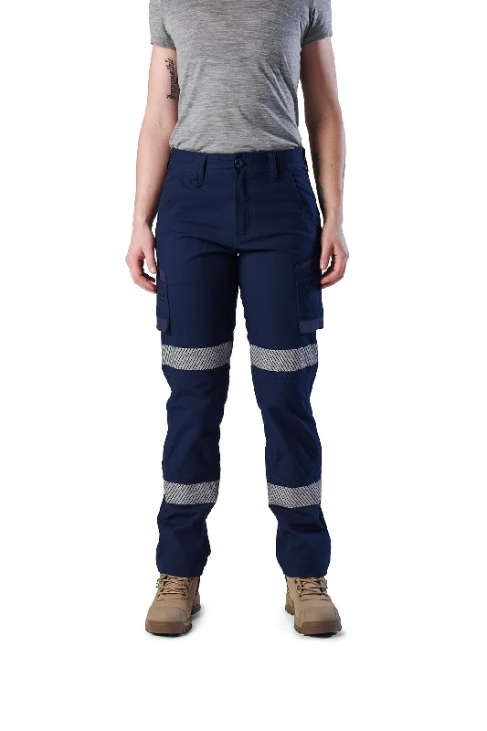 FXD WP◆7WT Reflective Stretch Ripstop Work Pant - Ladies Comfy Athletic Pants