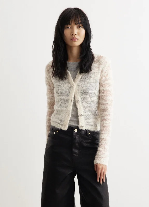 Alpaca Mohair Boucle Cardigan Cotton Fabric Linen Fabric Terry Fabric