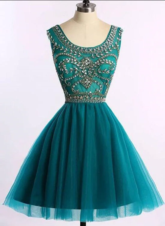 Charming Beaded V-neckline Green Homecoming Dress, Sexy Party Dress Tunics Chic fashionable Charming Beaded V-neckline Green Homecoming Dress, Sexy Party Dress Tunics Chic fashionable