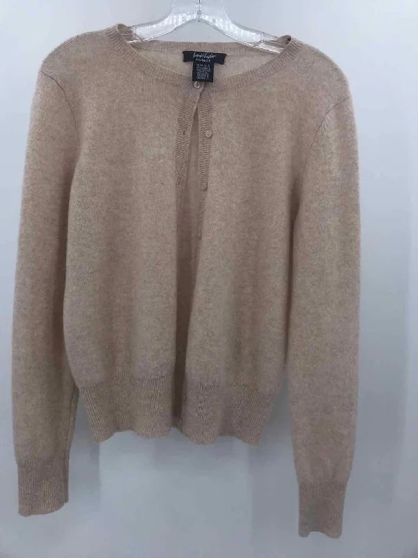 Pre-Owned Lord & Taylor Tan Size Small Cashmere Cardigan Sweater Welt Pockets Slit Pockets Flap Pockets Pre-Owned Lord & Taylor Tan Size Small Cashmere Cardigan Sweater Welt Pockets Slit Pockets Flap Pockets