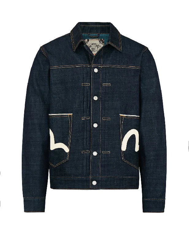 Brushstroke Daicock Deconstructed Denim Jacket Jacket Blazer Coat