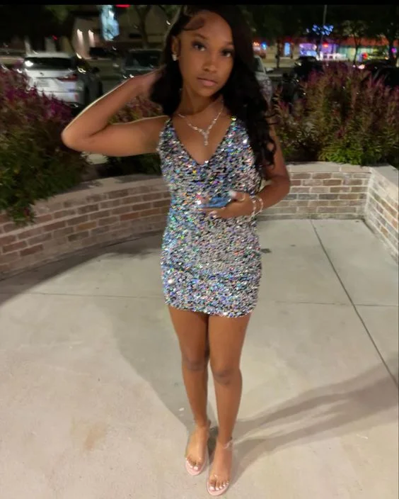 Short Sequins Short Homecoming Dress Gliter Party Dress c2783 Tunics Stylish elegant Short Sequins Short Homecoming Dress Gliter Party Dress c2783 Tunics Stylish elegant