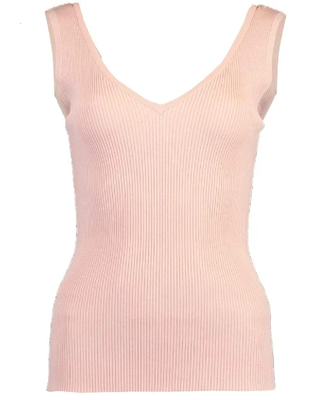 Dusty Pink Cassia V Neck Tank sexy tank top
