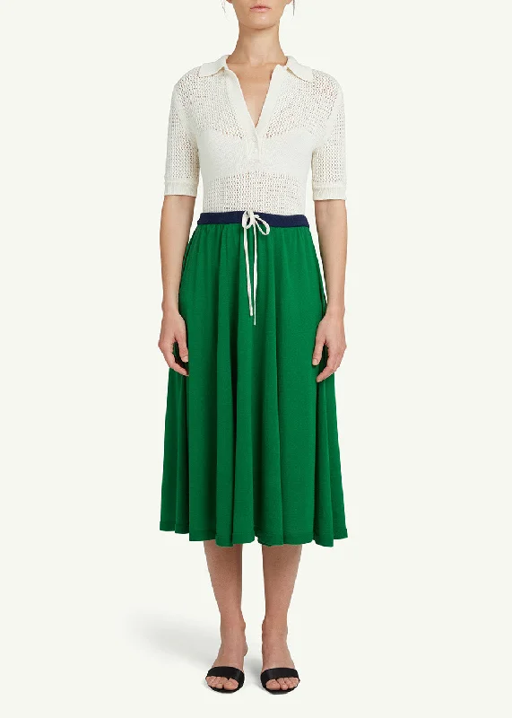 Bloom Circle Skirt wool skirt breathable