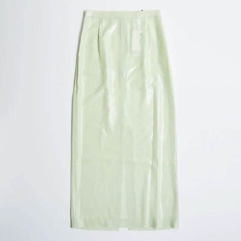 【AURALEE/オーラリー】<br>FOIL PRINTED SILK LAWN SKIRT <br>A25SS02SL denim skirt trendy