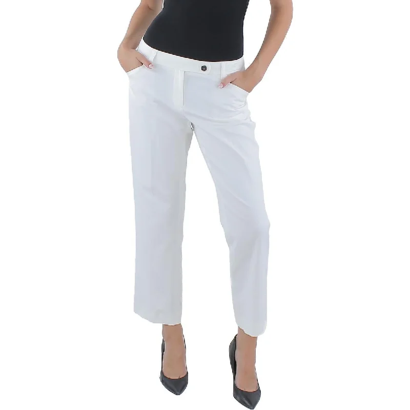 Anne Klein Womens Solid  Dress Pants Cozy Knit Pants