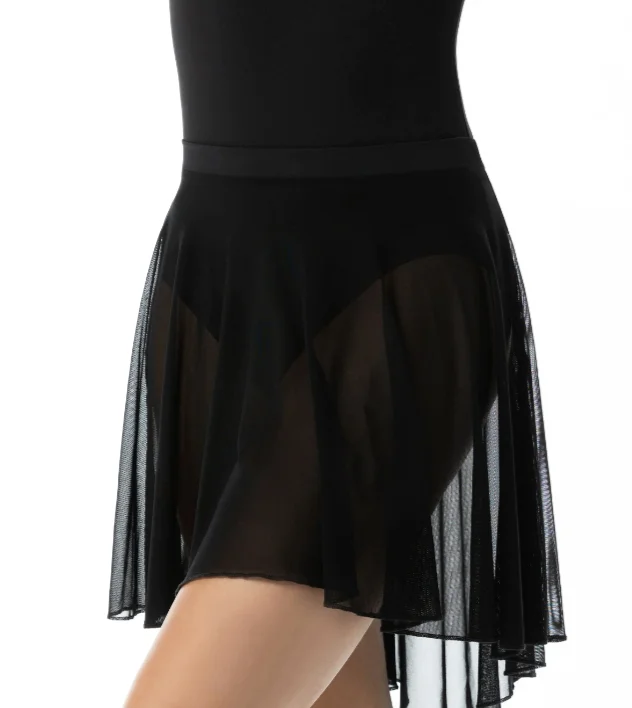 Midi Hi-Lo Mesh Skirt 1016A chiffon skirt delicate