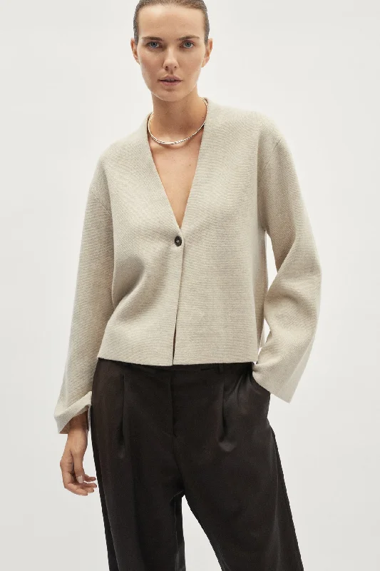 The Woolen Sleek Jacket Print Jacket Jacquard Jacket Patchwork Jacket
