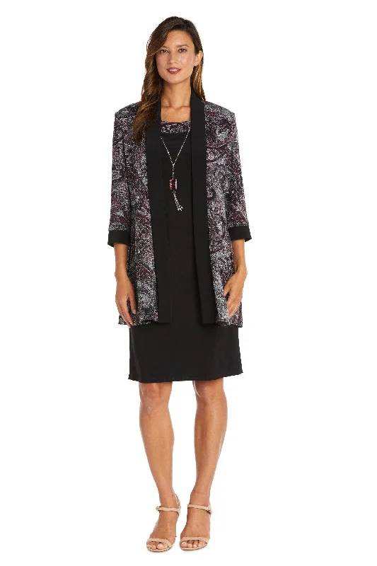 R&M Richards 9213P Piece Petite Short Jacket Dress Oversized Jacket Tailored Jacket Straight Jacket R&M Richards 9213P Piece Petite Short Jacket Dress Oversized Jacket Tailored Jacket Straight Jacket