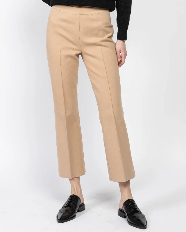 Kick Flare Pants Stylish Elastic Waist Pants