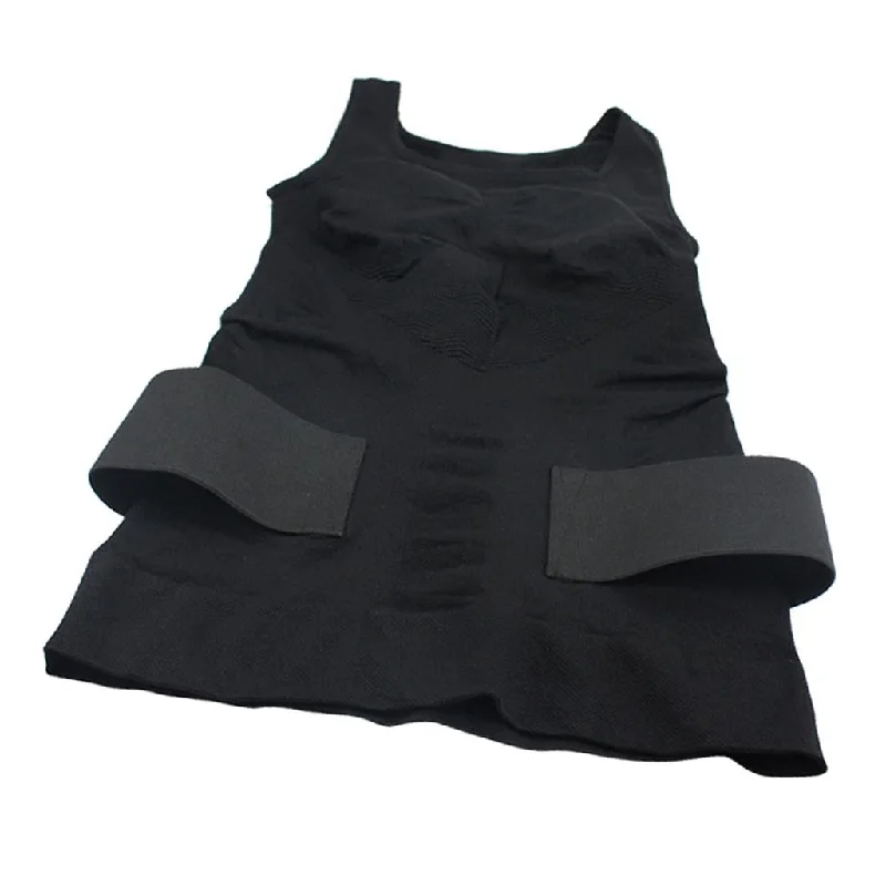 Maxbell Maxbell Shapewear for Women Tank Tops Body Shaper Slimming Camisole Underwear Black breathable tank top