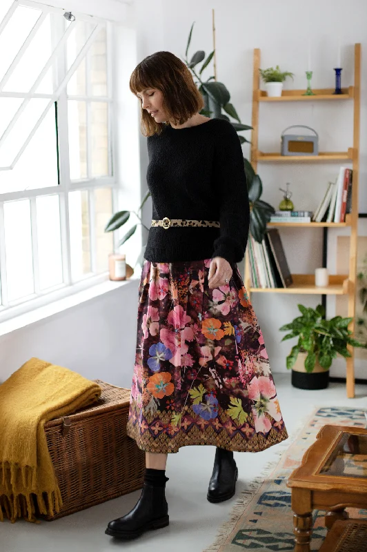 Thought Emelia Tencel™ Midi Skirt denim skirt casual