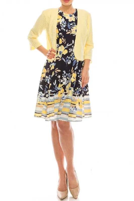 Studio One Floral Printed Two Piece Jacket Dress Satin Fabric Silk Fabric Chiffon Fabric Studio One Floral Printed Two Piece Jacket Dress Satin Fabric Silk Fabric Chiffon Fabric