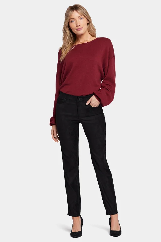 Sheri Slim Pants - Black Chic Capri Pants