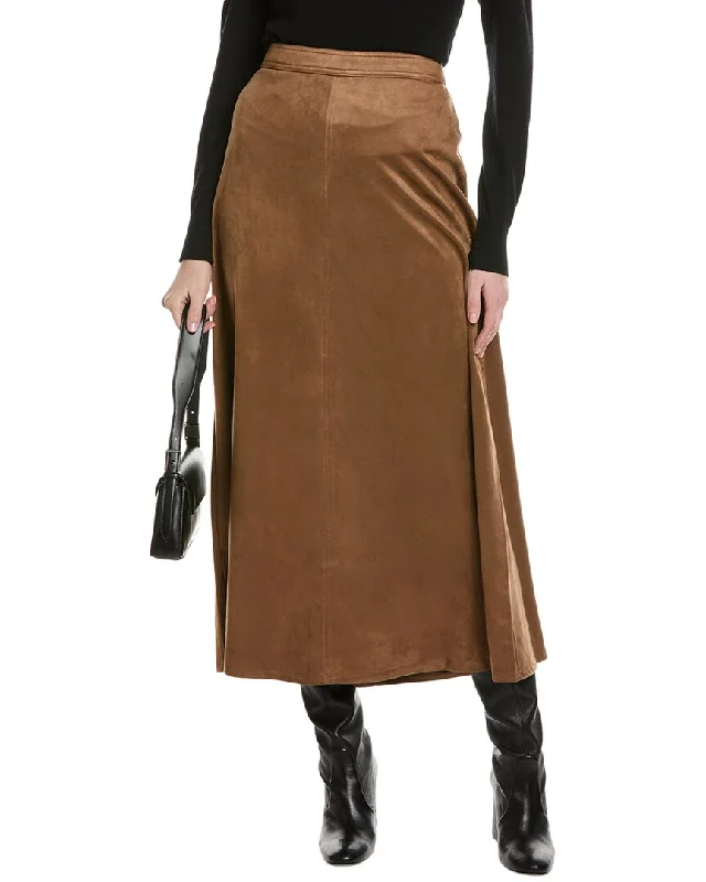 Vince Camuto A-Line Maxi Skirt velvet skirt plush