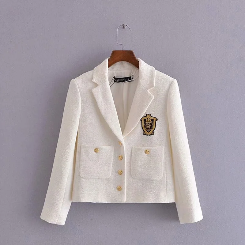 Women Suit Jacket With Buttons White Blazer Blazer Women Casual Blazer Set Women Jacket Ribbed Jacket Pleated Jacket Ruffled Jacket Women Suit Jacket With Buttons White Blazer Blazer Women Casual Blazer Set Women Jacket Ribbed Jacket Pleated Jacket Ruffled Jacket
