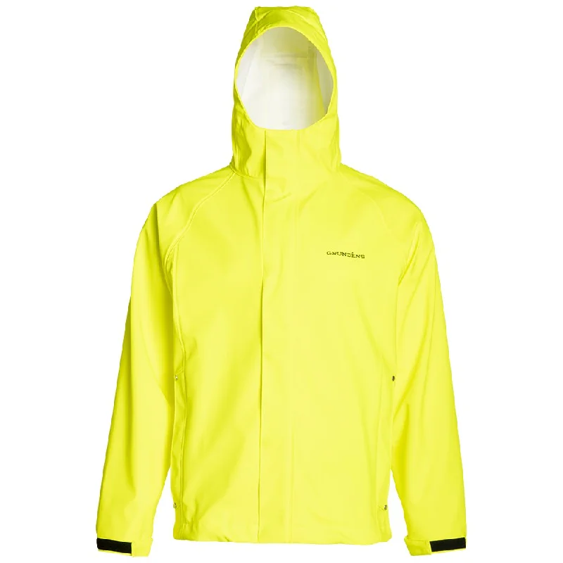Grundéns Men's Neptune 319 Hi-Vis Waterproof Hooded Commercial Fishing Jacket Satin Fabric Silk Fabric Chiffon Fabric Grundéns Men's Neptune 319 Hi-Vis Waterproof Hooded Commercial Fishing Jacket Satin Fabric Silk Fabric Chiffon Fabric