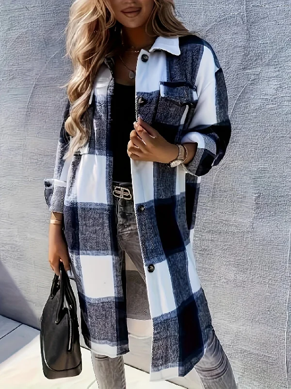 Autumn Plaid Jacket Ribbed Jacket Pleated Jacket Ruffled Jacket