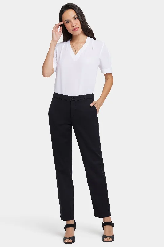 Sadie Slim Pants - Black Slim-Fit Leggings