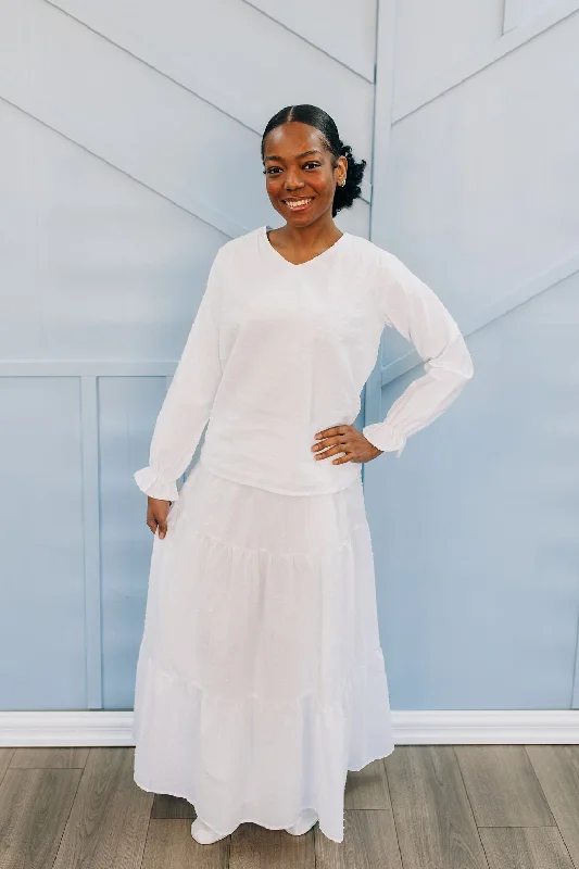 Dora Skirt linen skirt natural