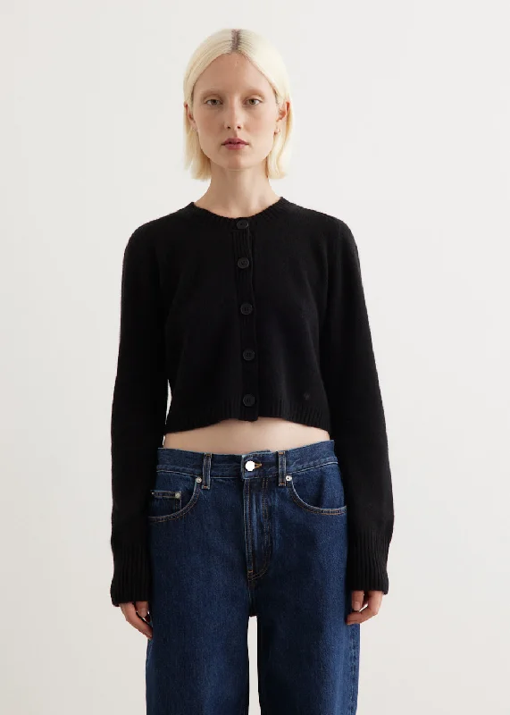 Zephir Cardigan Mesh Blend Leather Blend Suede Blend
