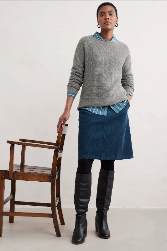 Seasalt Dovetail Skirt-Sea Cave leather skirt bold
