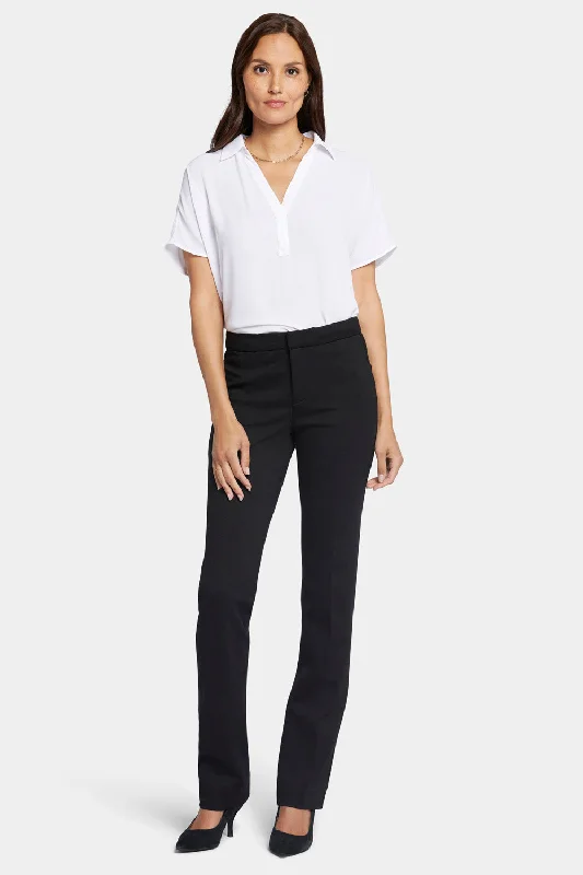 Slim Trouser Pants - Black Comfortable Jogger Trousers