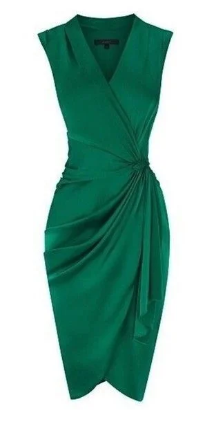 Green V Neck Wrap Short Homecoming Dress Classy Party Dress C2361 empire Waist empire Green V Neck Wrap Short Homecoming Dress Classy Party Dress C2361 empire Waist empire