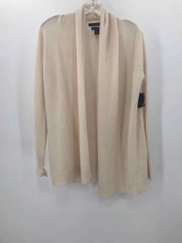 Pre-Owned Tahari Ivory Size Small Cashmere Cardigan Sweater Wool Fabric Cashmere Fabric Tweed Fabric Pre-Owned Tahari Ivory Size Small Cashmere Cardigan Sweater Wool Fabric Cashmere Fabric Tweed Fabric