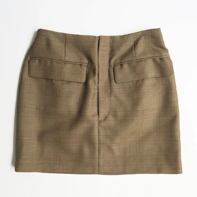 【AURALEE/オーラリー】<br>BLUEFACED WOOL MINI SKIRT <br>A25SS06BA velvet skirt sumptuous