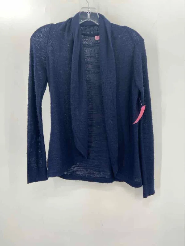 Pre-Owned Lilly Pulitzer Navy Size Small Cardigan Sweater Cable Knit Ribbed Knit Lace Knit Pre-Owned Lilly Pulitzer Navy Size Small Cardigan Sweater Cable Knit Ribbed Knit Lace Knit