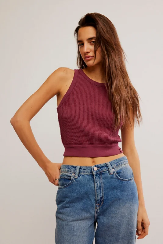 Free People Vest Tank - Amarinth scoop neck tank