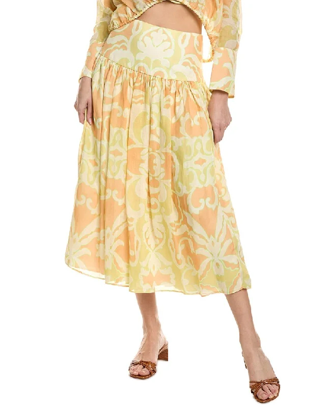 ALEXIS Maeve Midi Skirt vintage skirt charm