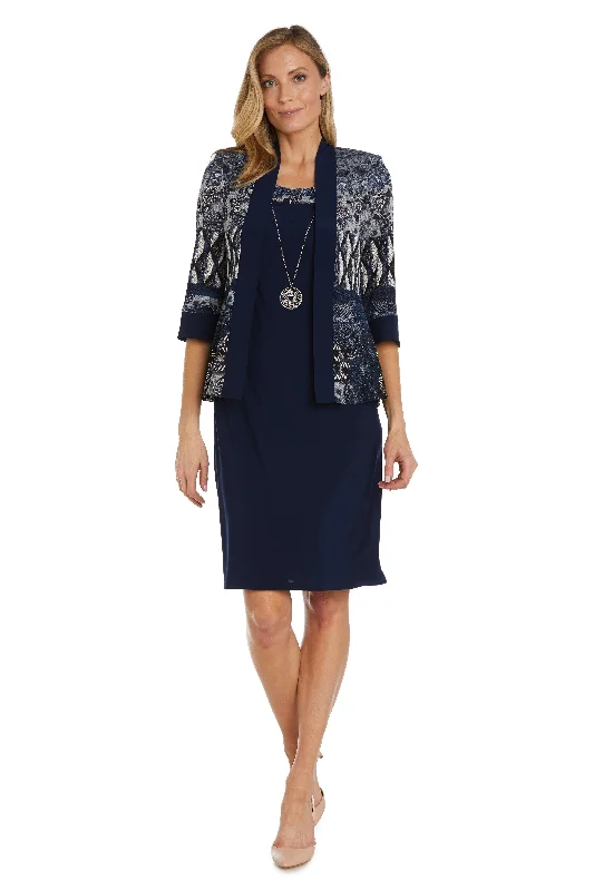 R&M Richards 9729 Two Piece Short Jacket Dress Denim Jacket Leather Jacket Suede Jacket R&M Richards 9729 Two Piece Short Jacket Dress Denim Jacket Leather Jacket Suede Jacket