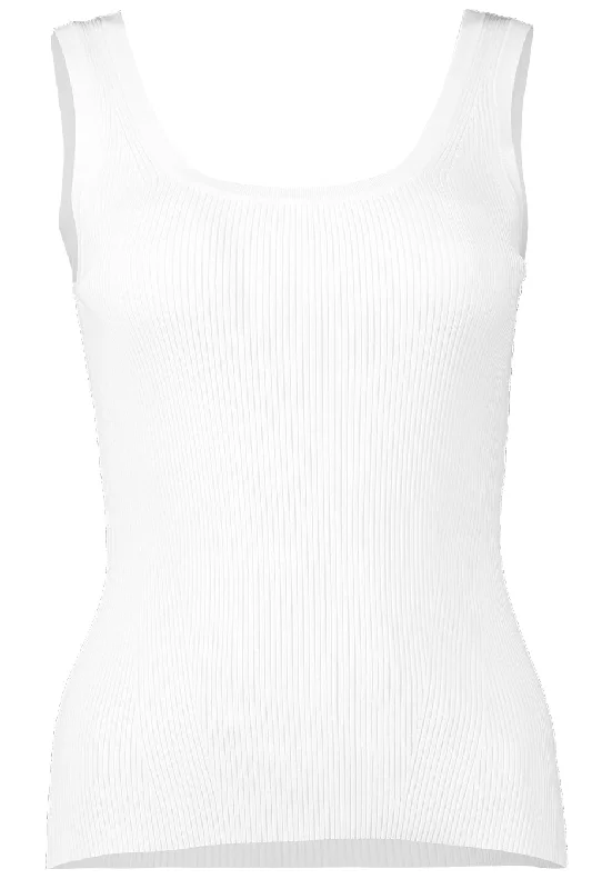 Vitali Scoop Tank - Parchment sleep tank top
