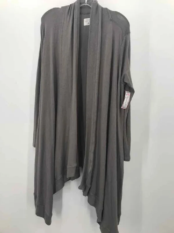 Pre-Owned Southcott Grey Size Small Long Cardigan Sweater Notch Collar Peter Pan Collar Cowl Neck Pre-Owned Southcott Grey Size Small Long Cardigan Sweater Notch Collar Peter Pan Collar Cowl Neck