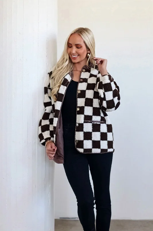 Always In My Heart Jacket Herringbone Jacket Houndstooth Jacket Plaid Jacket