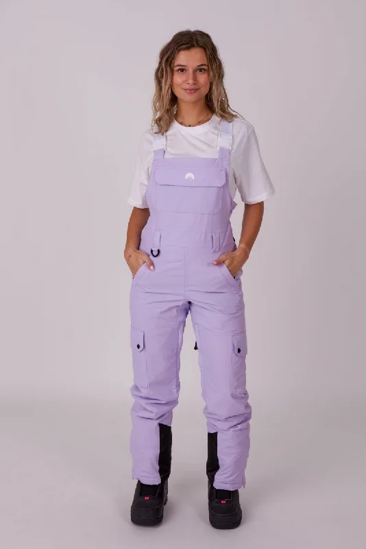 Yeh Girl Bib Pant - Lavender Classic Bootcut Trousers