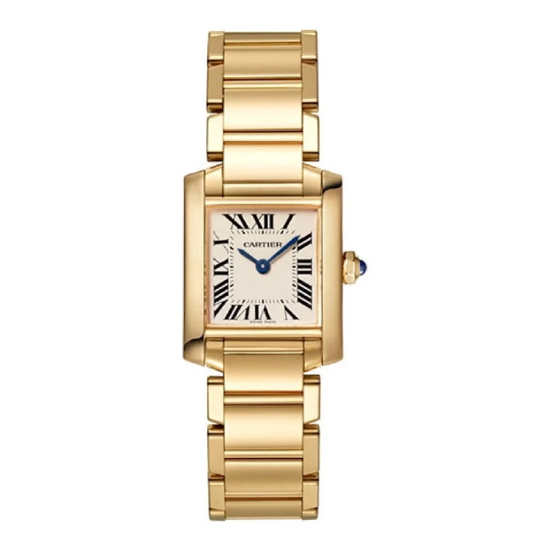 Cartier Tank Francaise 25mm Women's watch - Ref: WGTA0031 - Silver Roman Dial, 18K Yellow Gold Bracelet bright tank top Cartier Tank Francaise 25mm Women's watch - Ref: WGTA0031 - Silver Roman Dial, 18K Yellow Gold Bracelet bright tank top