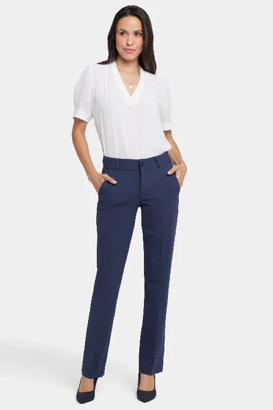 Classic Trouser Pants - Oxford Navy Comfortable Fleece Pants