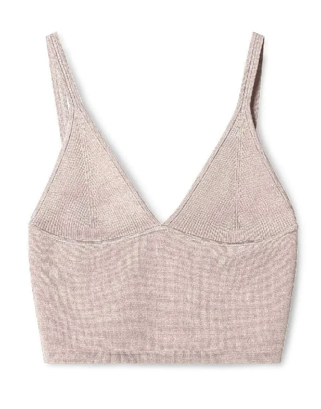 Lana Compact Knit Bustier 
Tank basic tank top